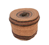 Makah Lidded Trinket Basket with Knob