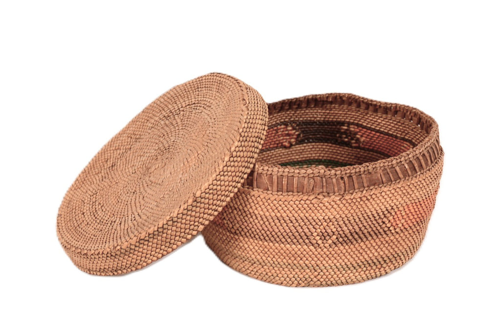 Makah Trinket Basket with Lid