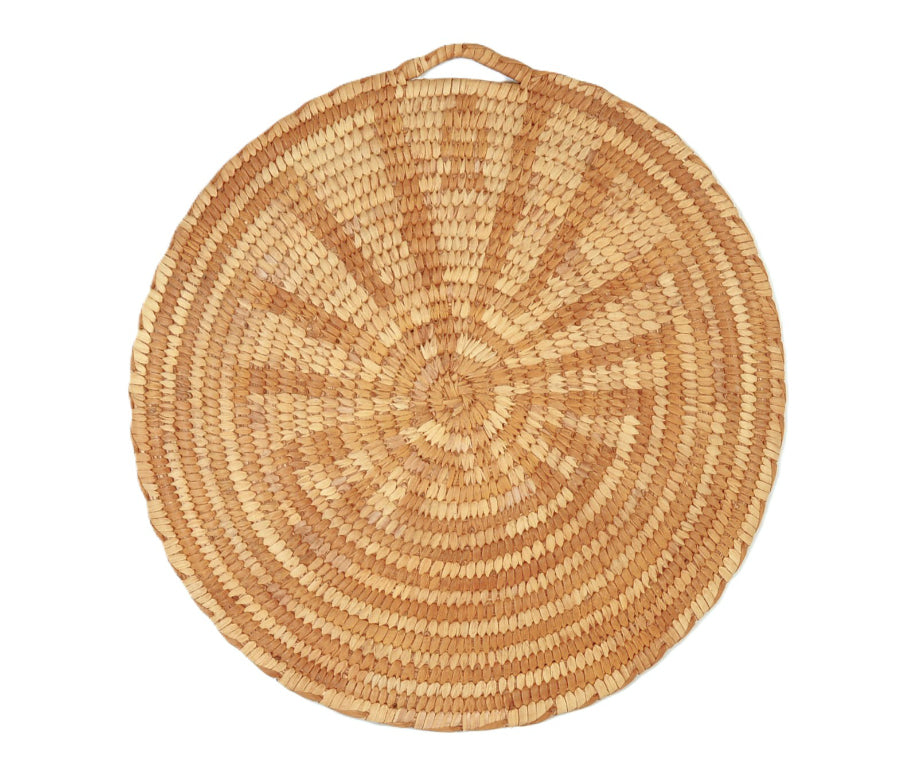 Papago Flat Basketry Tray By Sally Landiego From Jila Bend