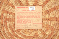 Papago Flat Basketry Tray By Sally Landiego From Jila Bend