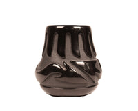 Jemez Pueblo Commercial Made Blackware Pottery Vase By CG