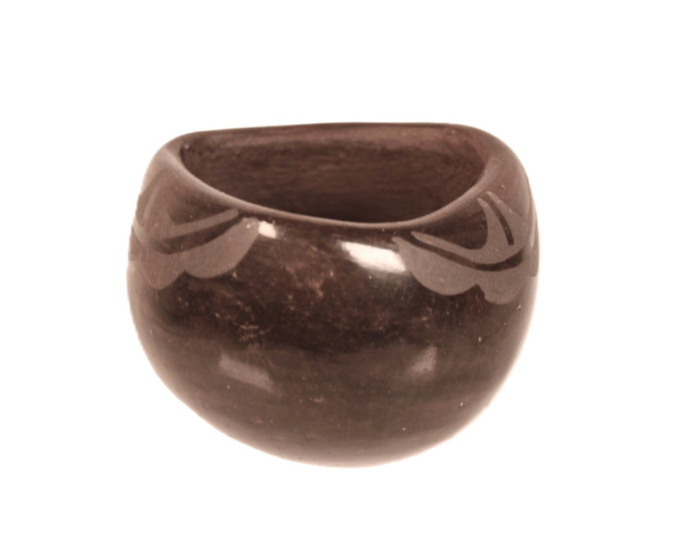 Santa Clara Pueblo Black Triangle Pottery