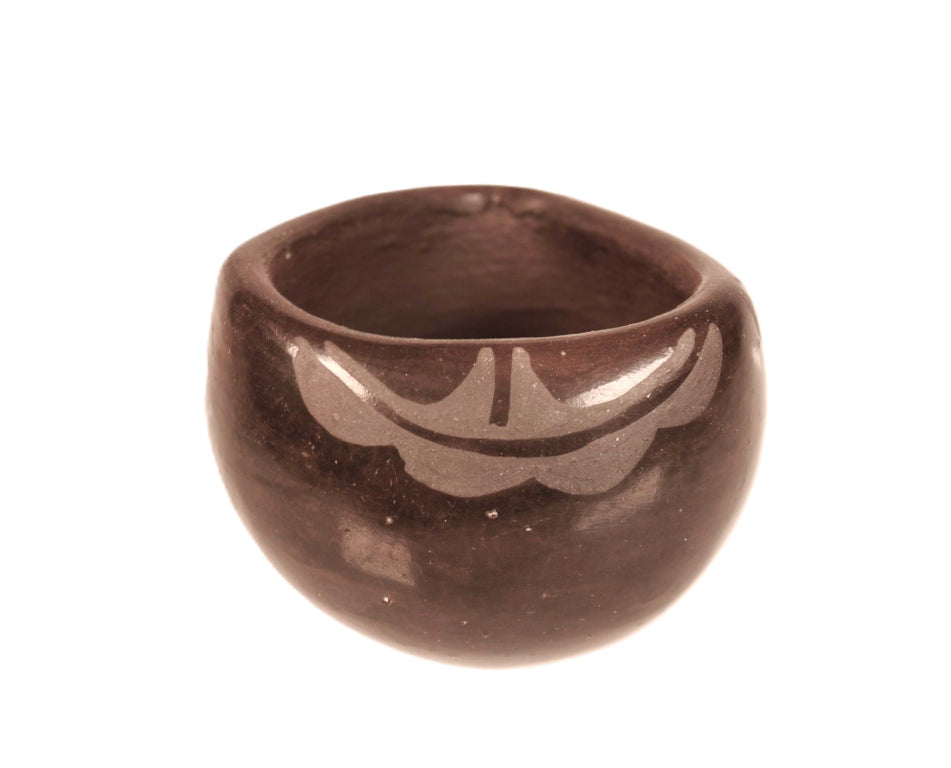 Santa Clara Pueblo Black Triangle Pottery