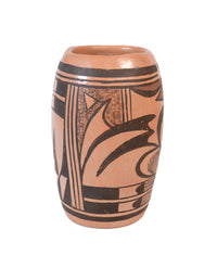 Hopi Pueblo Polychrome Cylinder Pottery By Eva Yellowbird