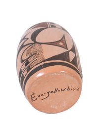 Hopi Pueblo Polychrome Cylinder Pottery By Eva Yellowbird