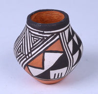 Miniature Acoma Pueblo Pot by Joyce Leno