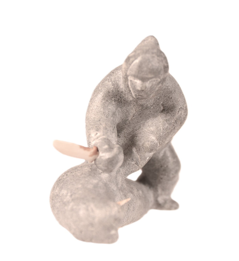 Eskimo Inuit Soapstone Figure