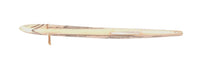 Eskimo/Inuit Scrimshaw Ivory Cribbage Board