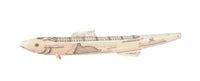 Eskimo/Inuit Scrimshaw Ivory Cribbage Board