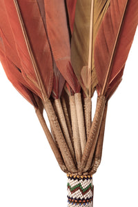 Plains Peyote Feather and Beaded Dance Wand