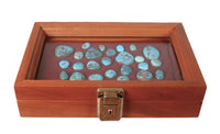 Turquoise Cabochons in a Box Set of 25