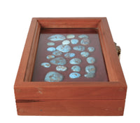 Turquoise Cabochons in a Box Set of 25