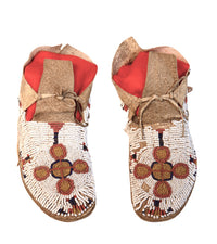 Plains Child's Beaded Moccasins