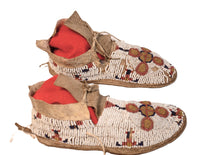 Plains Child's Beaded Moccasins