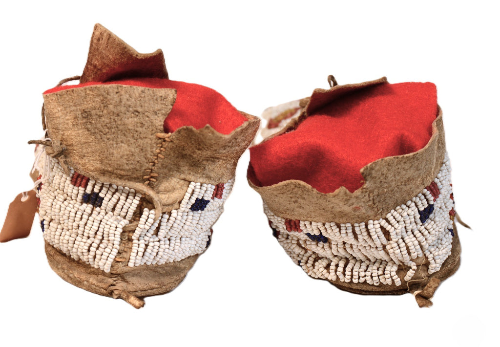 Plains Child's Beaded Moccasins