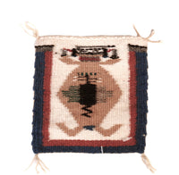Navajo Miniature Pictorial Mother Earth Rug By Lula Brown