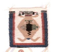 Navajo Miniature Pictorial Mother Earth Rug By Lula Brown