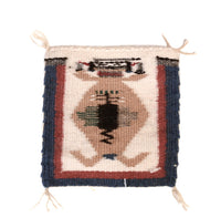 Navajo Miniature Pictorial Mother Earth Rug By Lula Brown