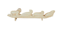 Eskimo Inuit Whalebone Walrus Boy Carving
