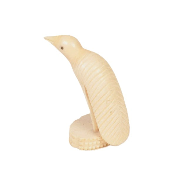 Eskimo Inuit Whalebone Bird Carving Fetish