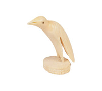 Eskimo Inuit Whalebone Bird Carving Fetish