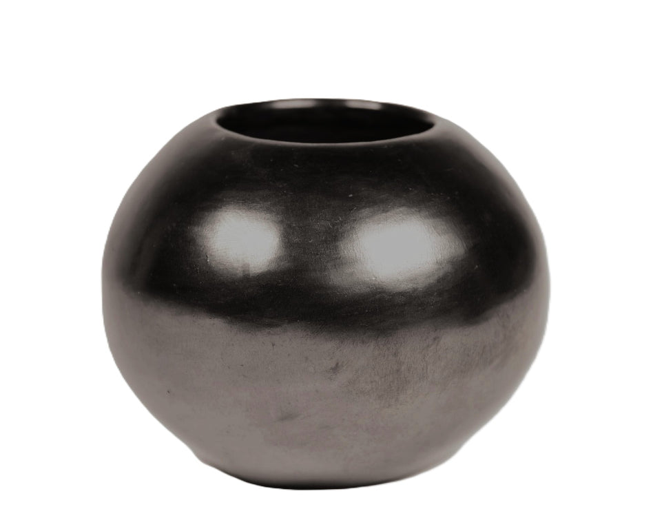 San Ildephonso Pueblo Small Jar Pottery By Maria Poveka