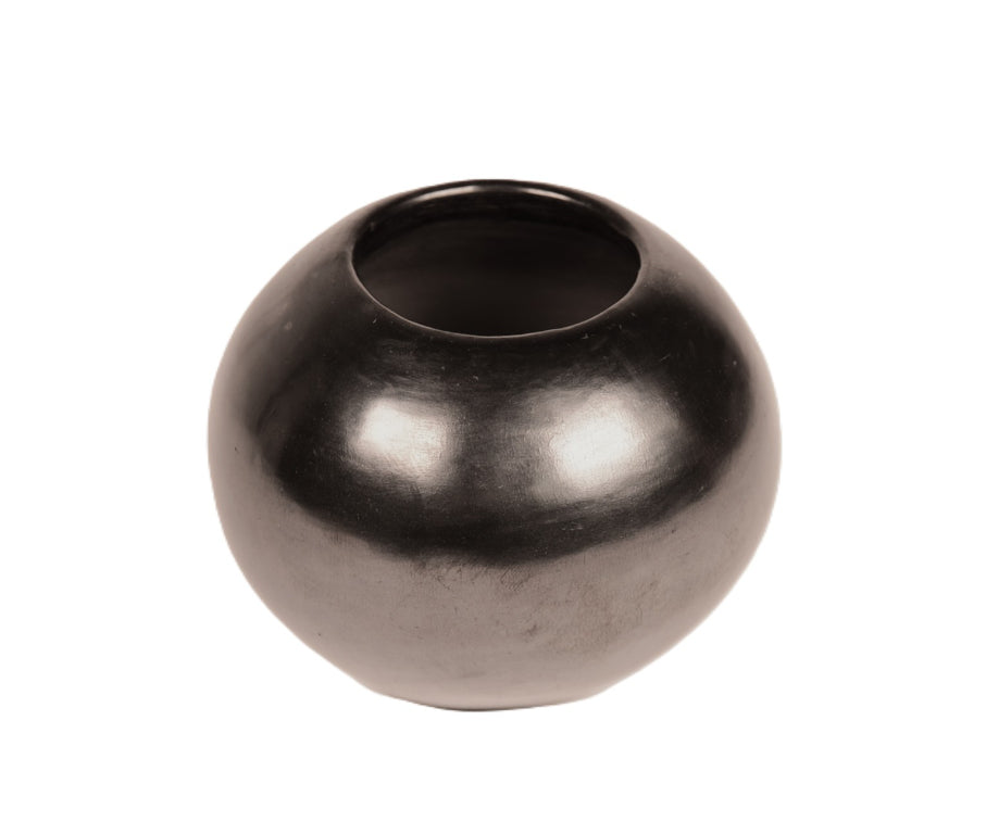 San Ildephonso Pueblo Small Jar Pottery By Maria Poveka