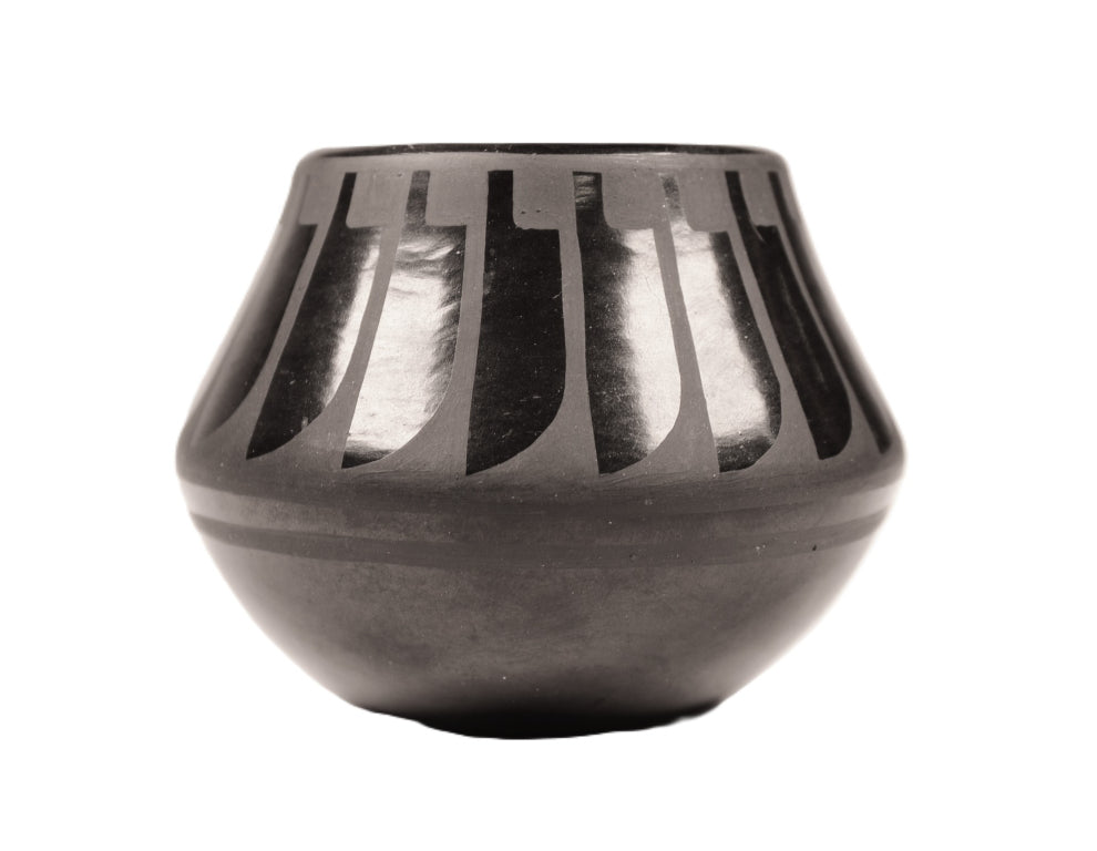 San Ildefonso Pueblo Blackware Pottery By Blue Corn