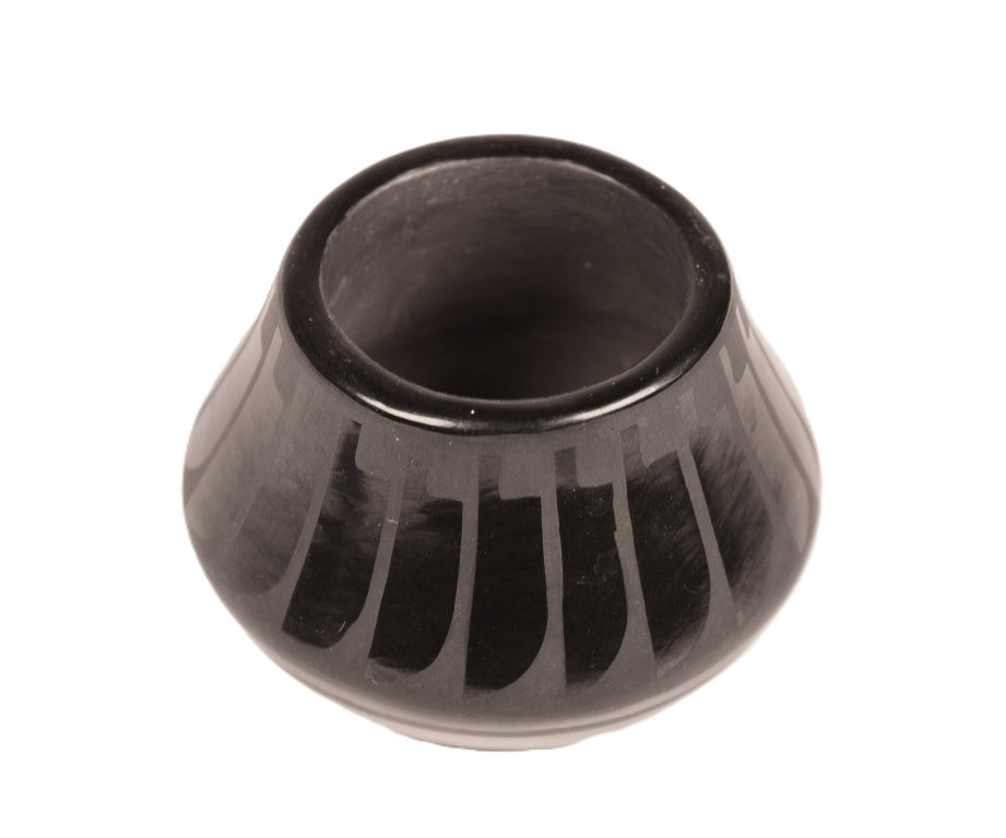 San Ildefonso Pueblo Blackware Pottery By Blue Corn