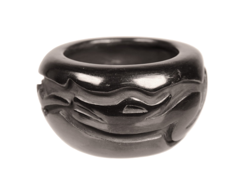 Santa Clara Pueblo Blackware Pottery By Billy Cain