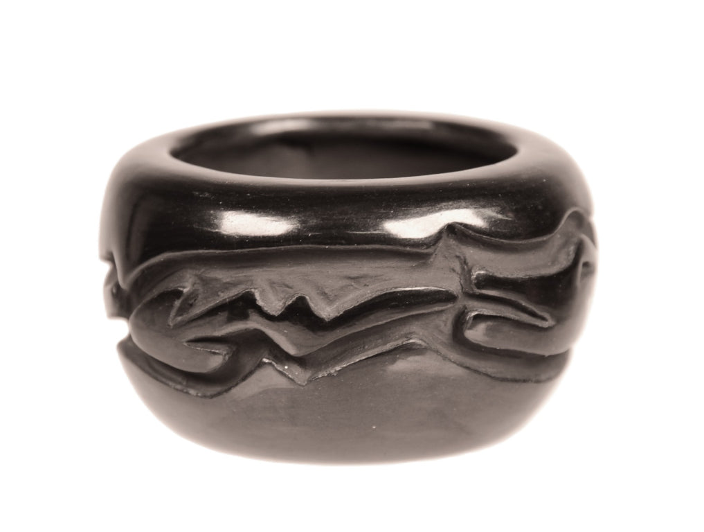 Santa Clara Pueblo Blackware Pottery By Billy Cain