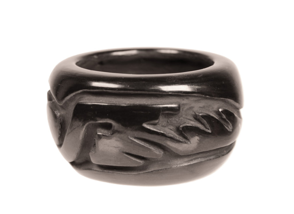 Santa Clara Pueblo Blackware Pottery By Billy Cain
