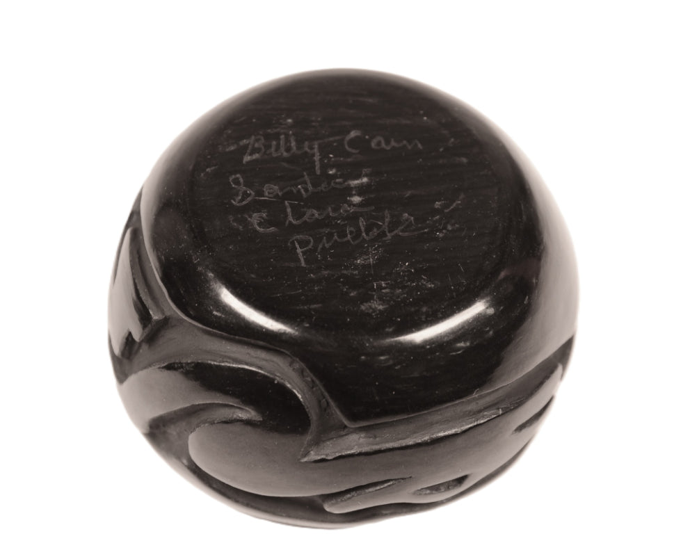 Santa Clara Pueblo Blackware Pottery By Billy Cain