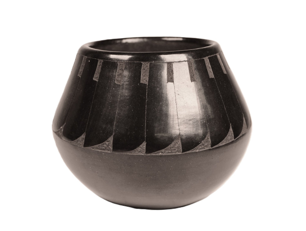 San Ildefonso Pueblo Blackware Pottery By Juan Tafoya