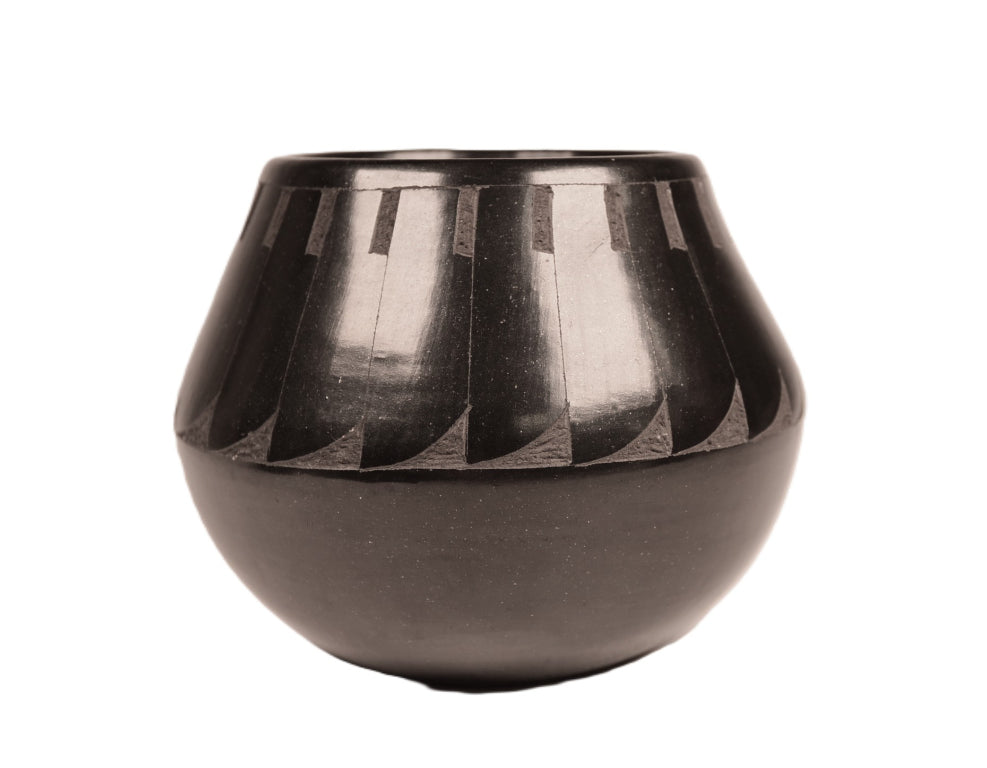 San Ildefonso Pueblo Blackware Pottery By Juan Tafoya