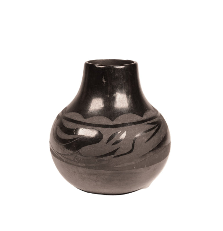 Santa Clara Pueblo Pottery Jar By Earlene