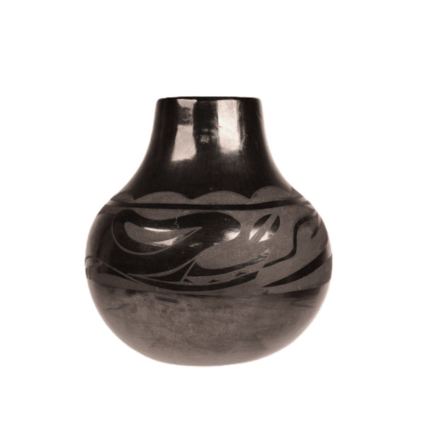Santa Clara Pueblo Pottery Jar By Earlene