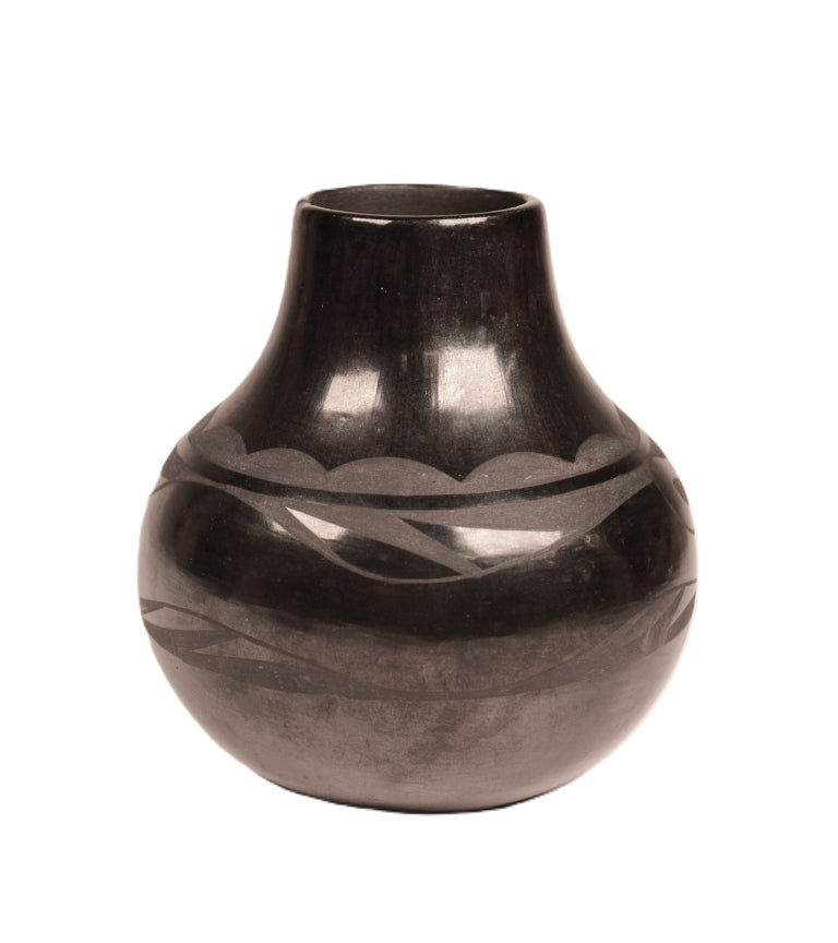 Santa Clara Pueblo Pottery Jar By Earlene