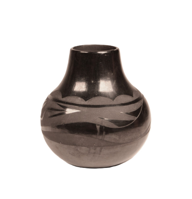 Santa Clara Pueblo Pottery Jar By Earlene