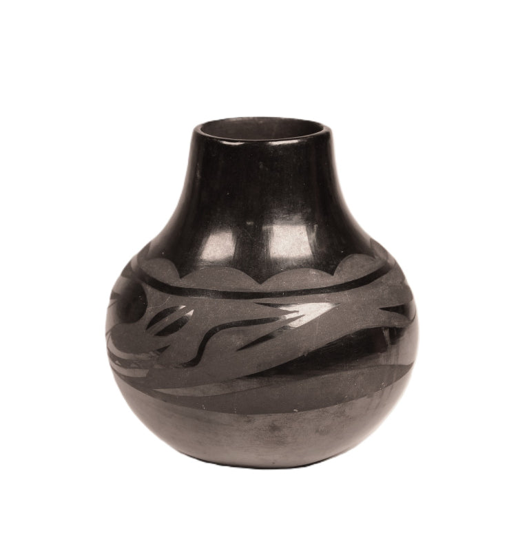 Santa Clara Pueblo Pottery Jar By Earlene