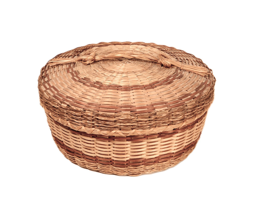 Mohawk Basket with Lid By Cecelia Smoke