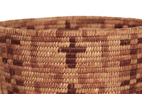 Papago Basket with Coyote Tracks and Crosses