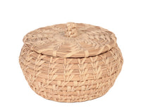Papago with Lidded Basket Split Stitch with Nob