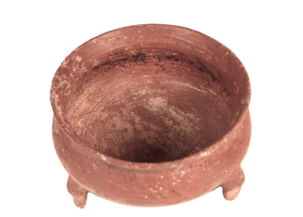 Pre-Columbian Nyrit Mexico Three-Legged Bowl Pottery
