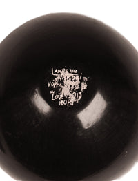 Hopi Pueblo Blackware Love Hope Pottery By Lawrence Namoki