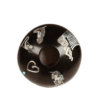 Hopi Pueblo Blackware Love Hope Pottery By Lawrence Namoki