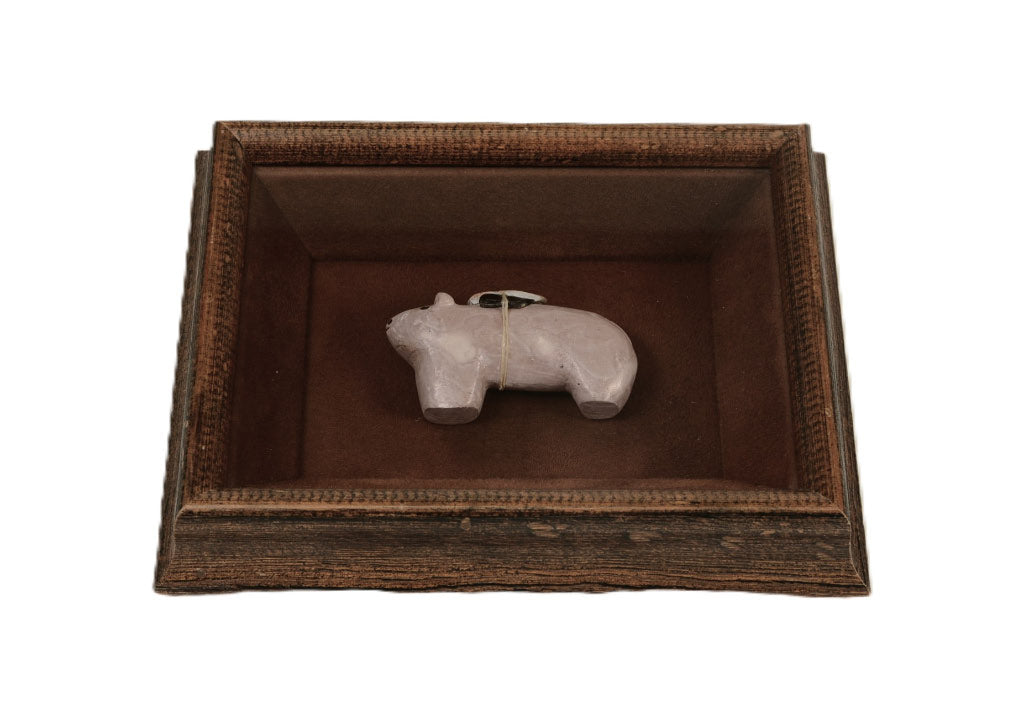 Vintage Zuni Bear Fetish In Frame