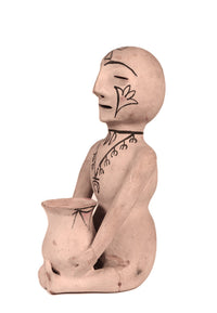 Tesuque Ruin God Effigy Pottery