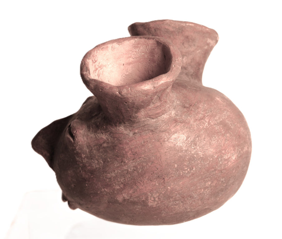 Mound Builder Mississippian Style Head Pottery
