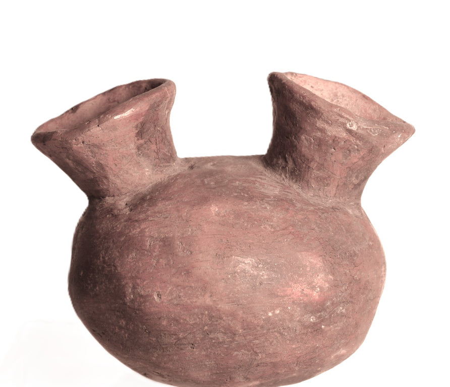 Mound Builder Mississippian Style Head Pottery